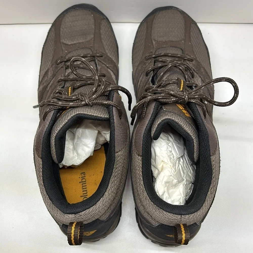 COLUMBIA PLAINS BUTTE MID WATERPROOF HIKING SHOES SIZE 14 EXCELLENT CONDITION